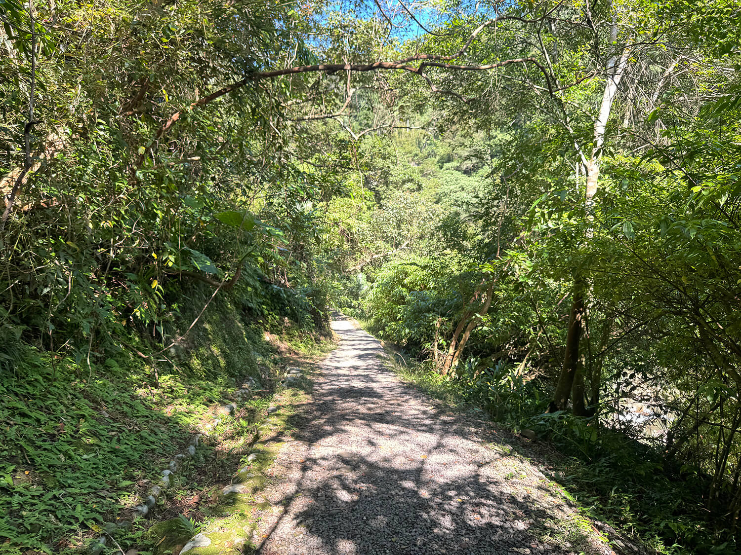烏塗溪步道寬敞碎石路山林健行