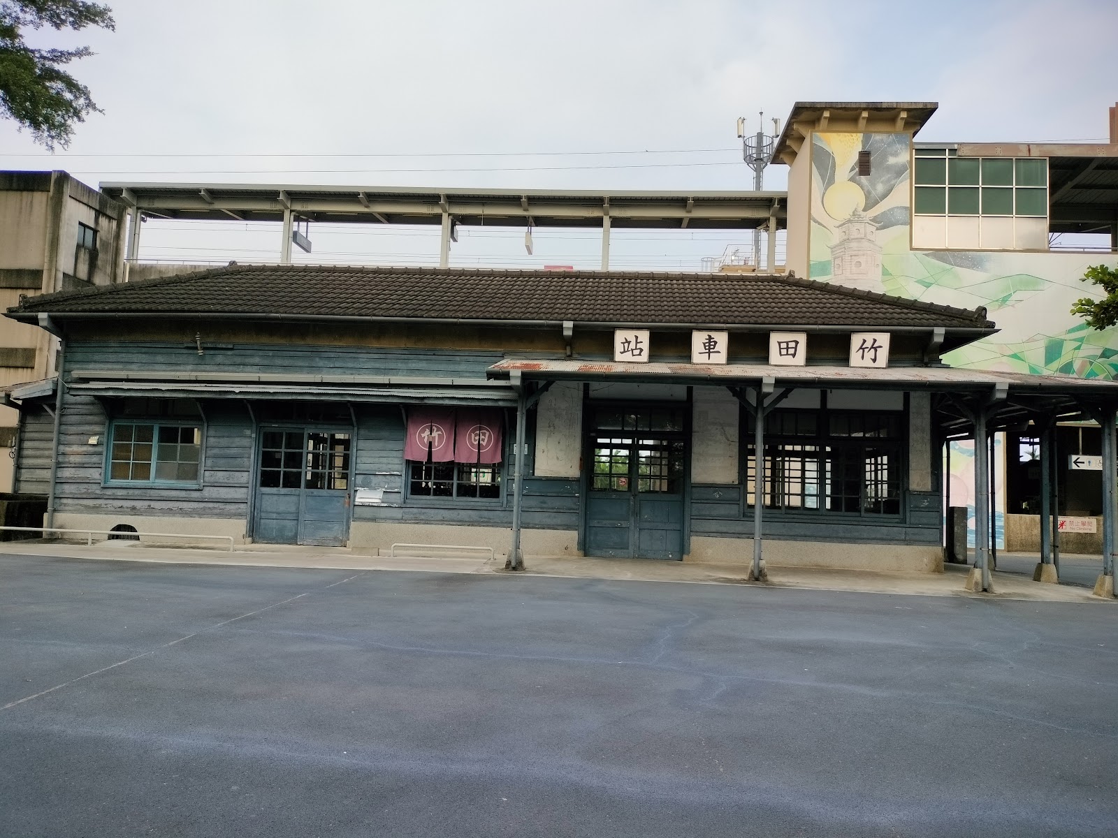 竹田車站廣場全景,屏東竹田一日遊行程