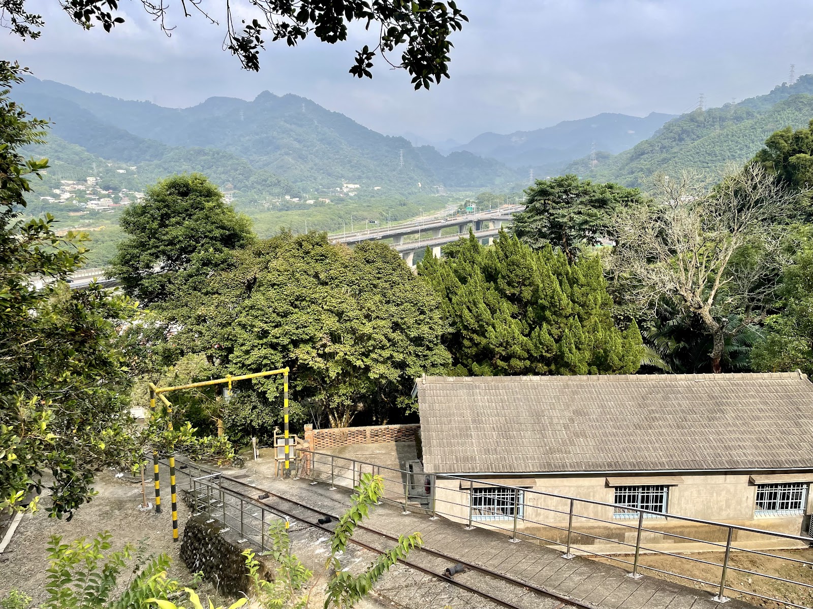 出磺坑礦業鐵道俯瞰,苗栗公館工業遺址