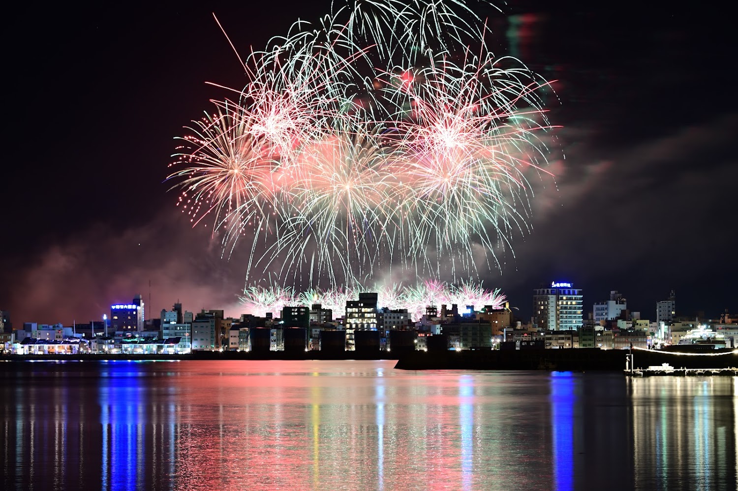 澎湖花火節夜景與煙火