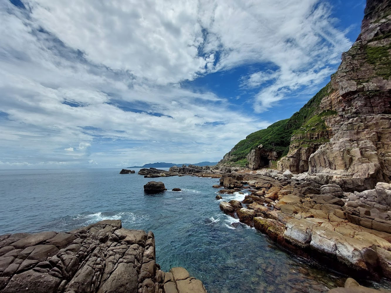 龍洞岩場海岸岩石地形