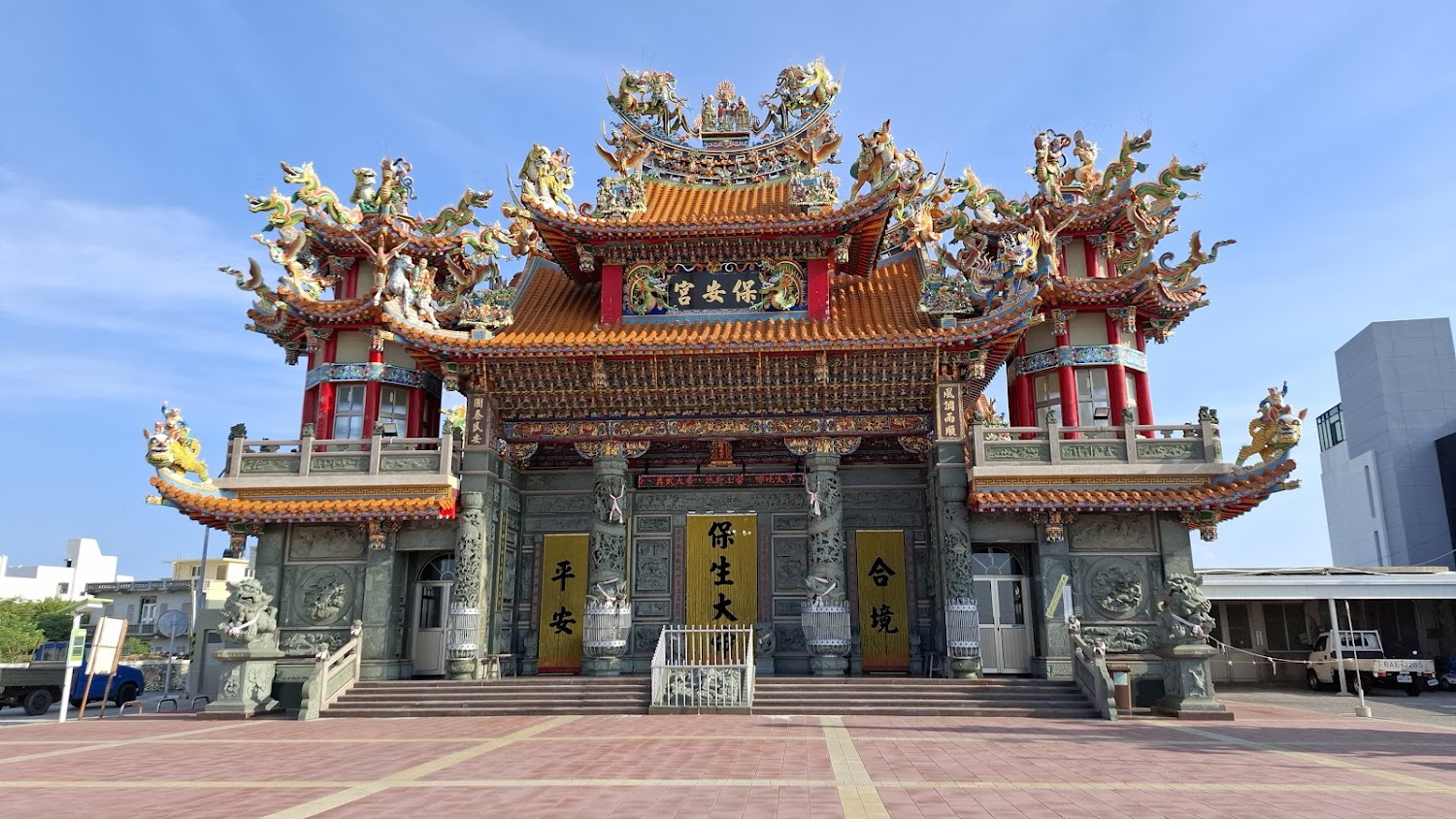 澎湖保安宮傳統廟宇景觀