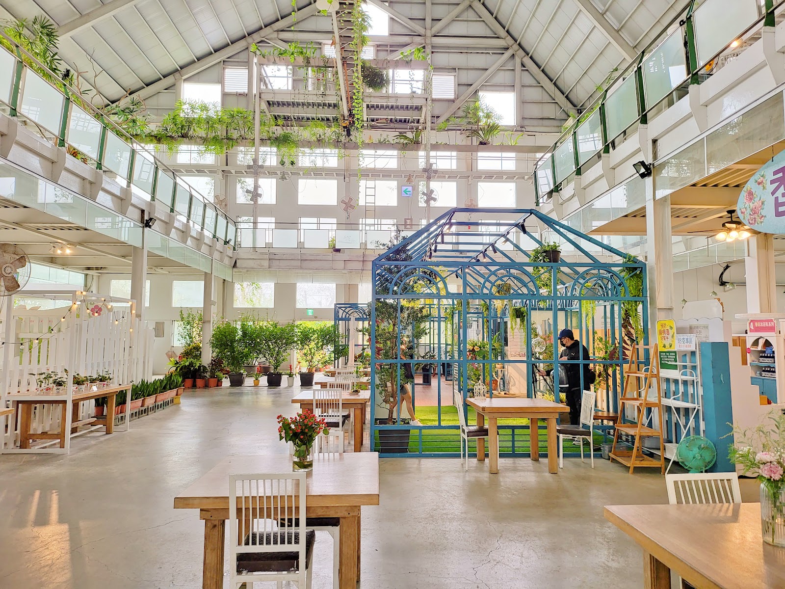 宜蘭員山香草菲菲芳香植物博物館玻璃溫室大廳