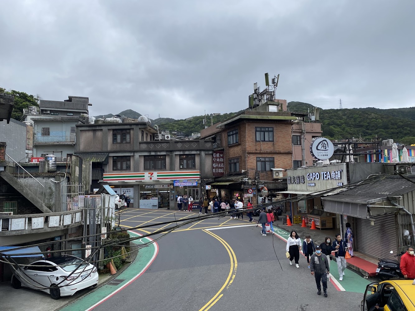 九份周邊熱鬧街道與商店