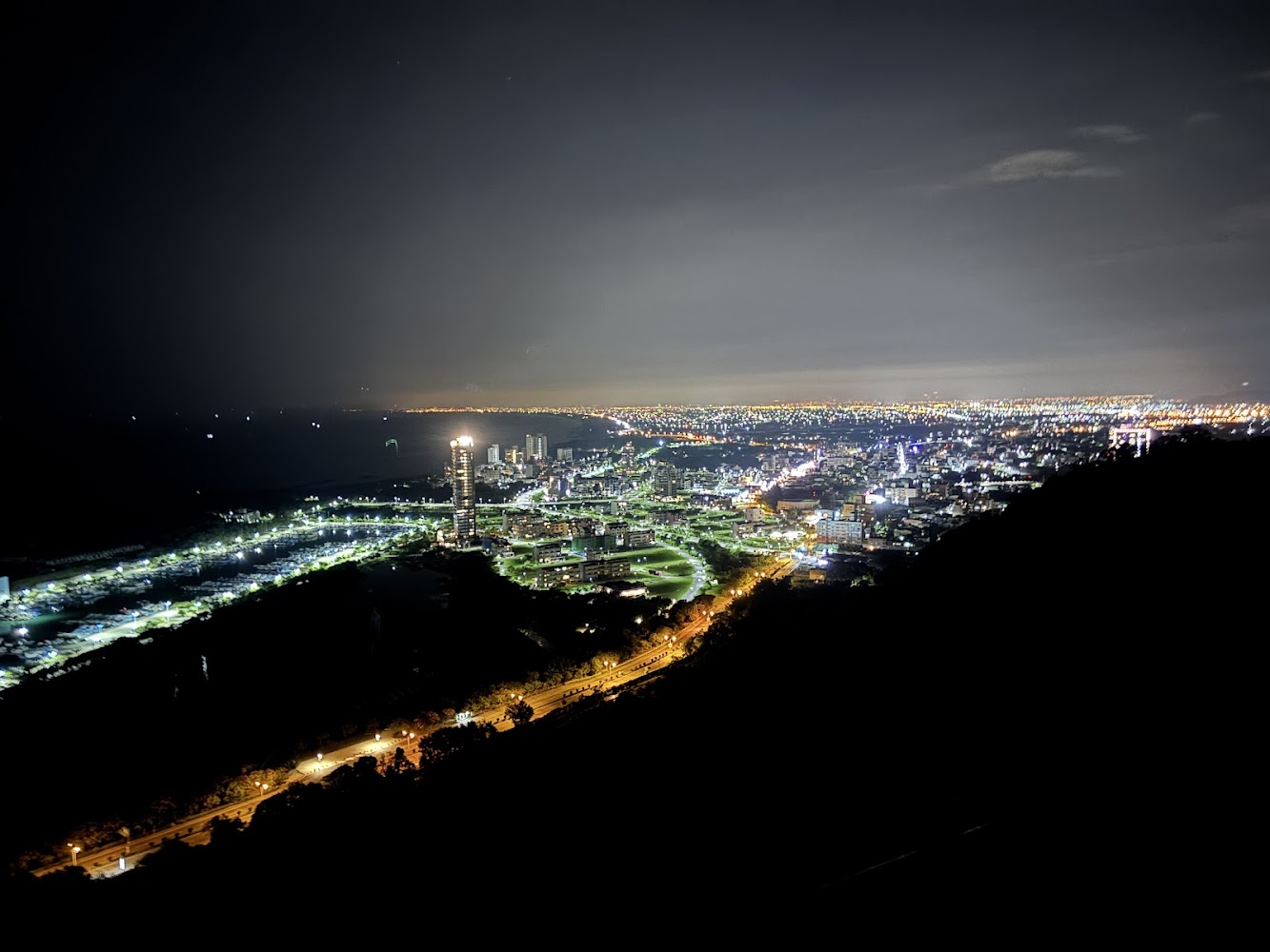 蟾蜍山觀景臺夜景