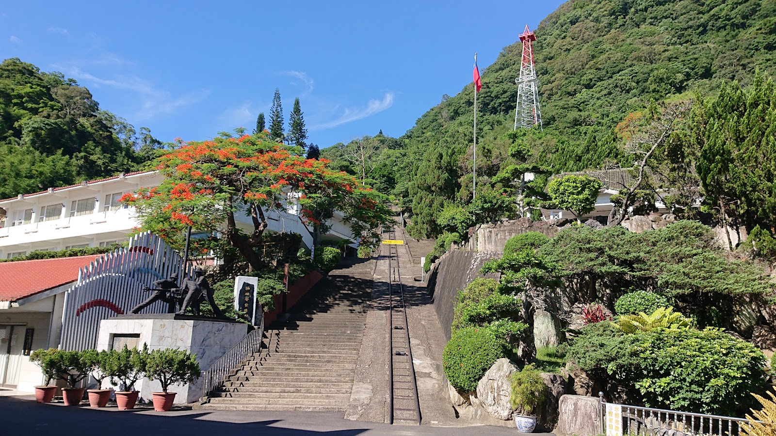 台灣油礦陳列館外觀入口,苗栗公館出磺坑免費景點