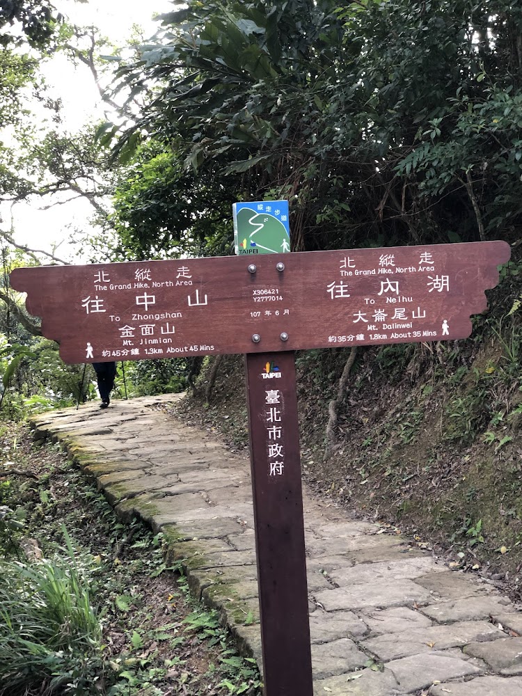 文間山步道入口指標