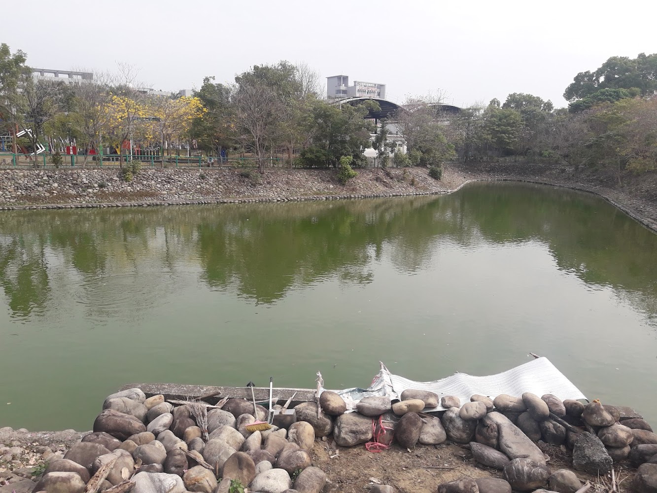 草屯植物公園湖景步道