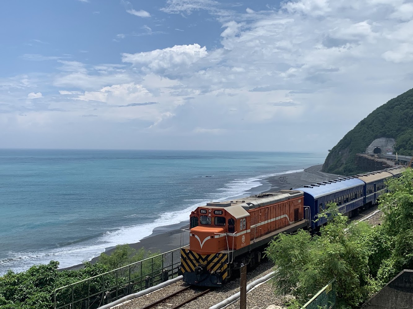 多良觀光車站海岸鐵道與列車