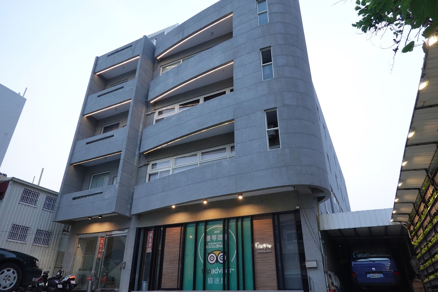 澎湖綠的旅店外觀