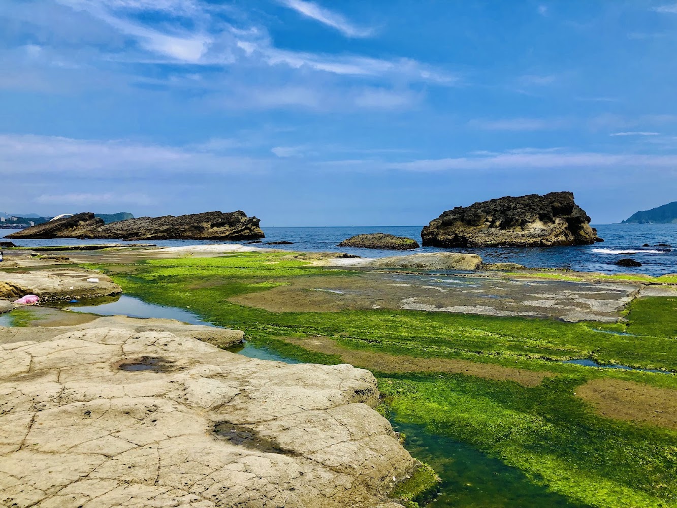 八斗子海岸祕境綠藻岩盤與潮池