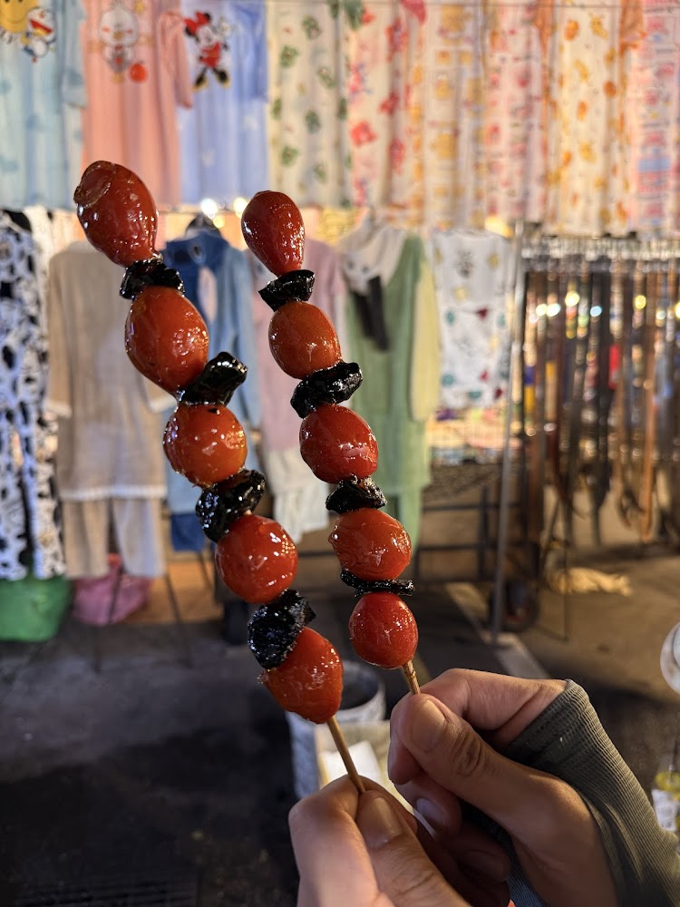 番茄蜜餞糖葫蘆特寫