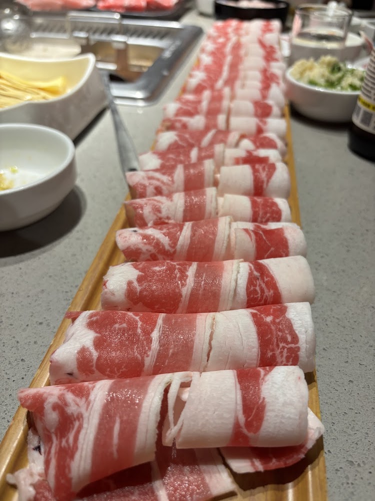 海底撈慶城店牛肉卷食材特寫