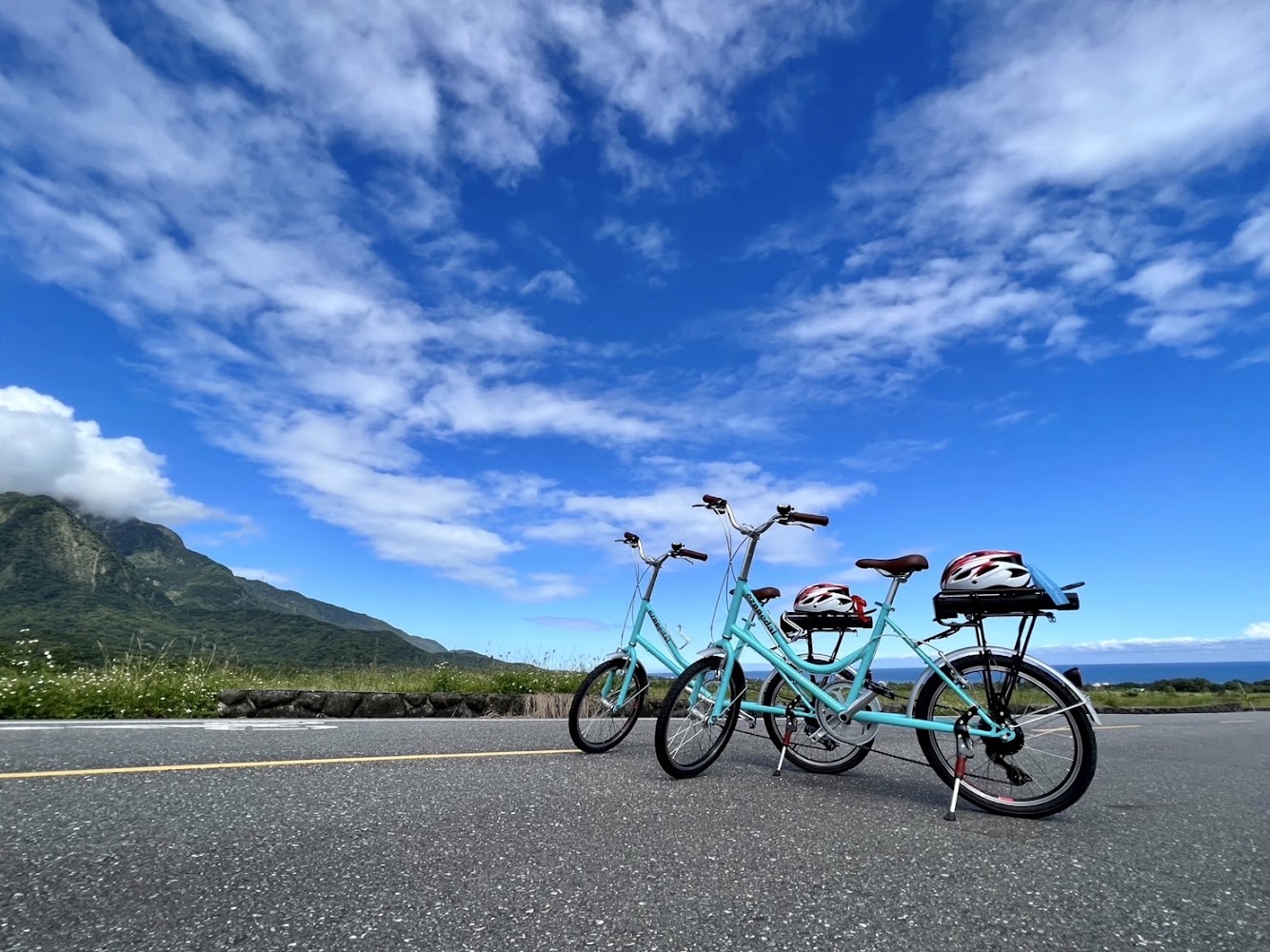 易踏趣單車與山景
