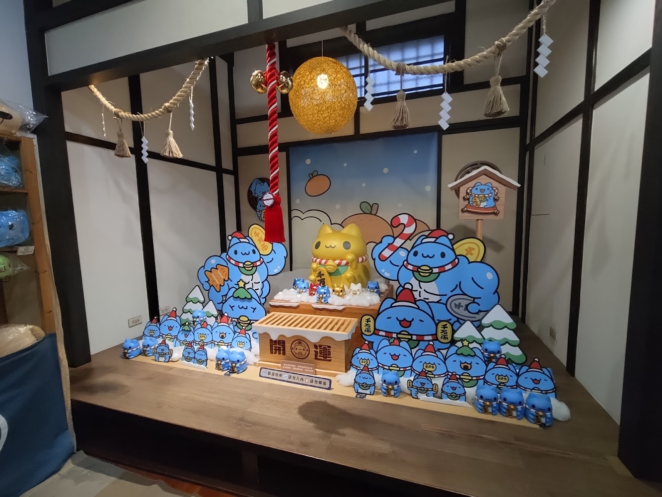 節慶神社風咖波角色裝飾