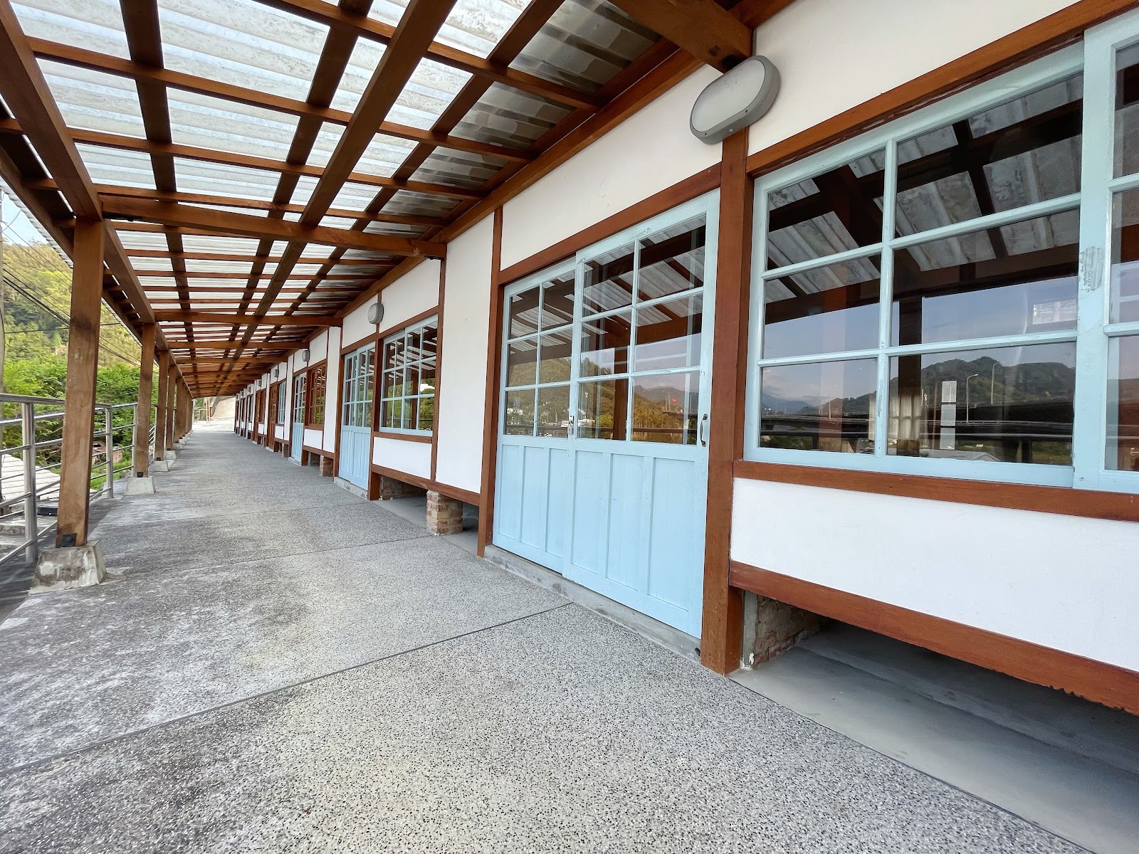 出磺坑日式宿舍群木造走廊,苗栗公館歷史建築