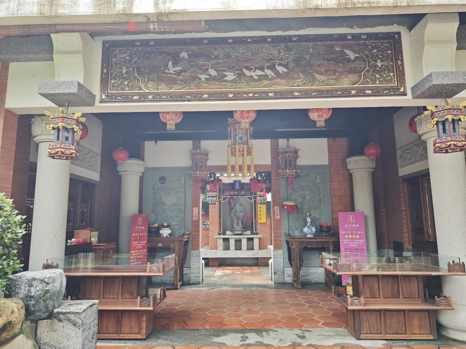 寧濟御庭園林神壇殿宇內部裝飾 雲林景點