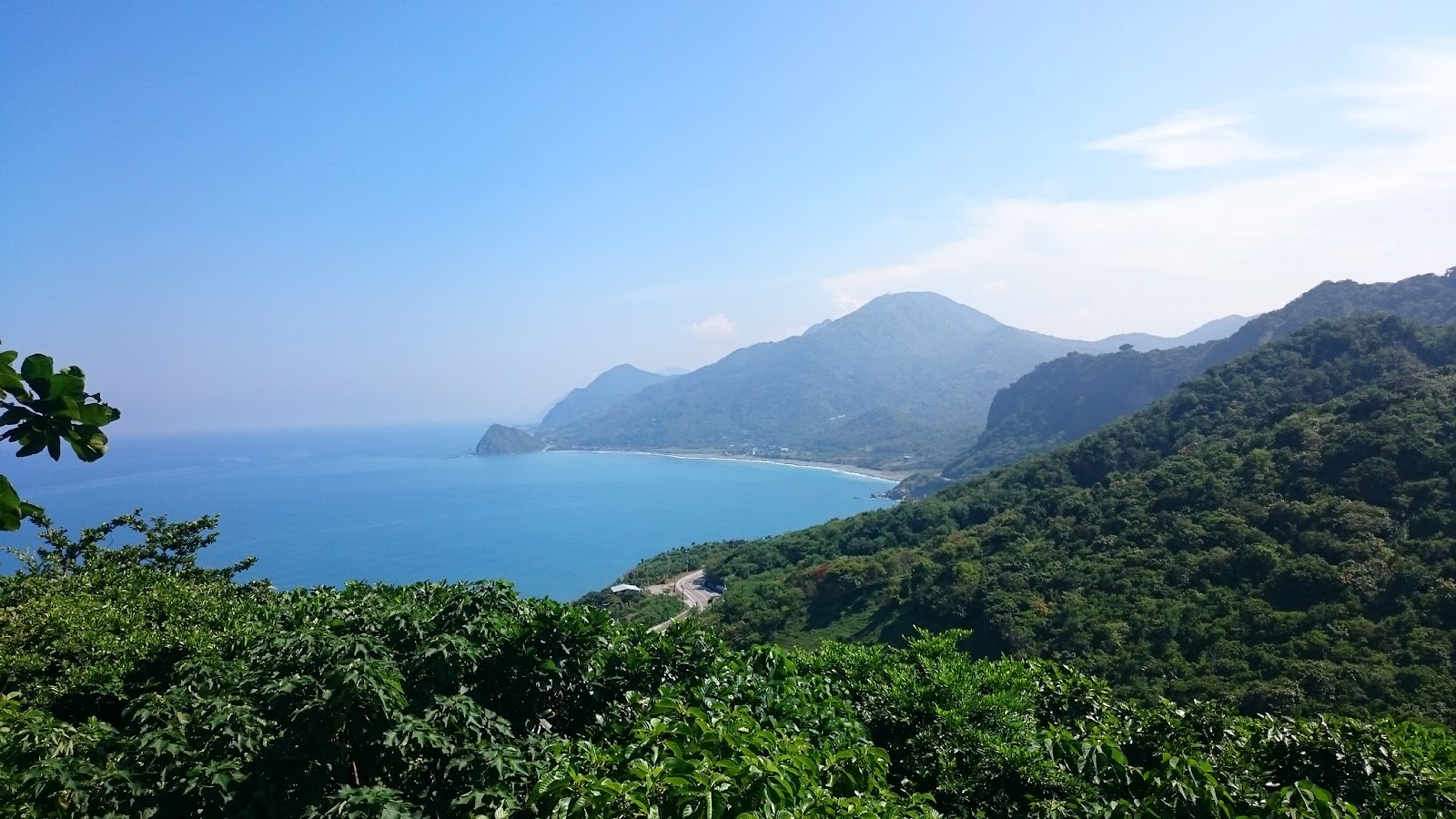 磯崎高角度海岸全景礁岩散佈花蓮豐濱旅遊