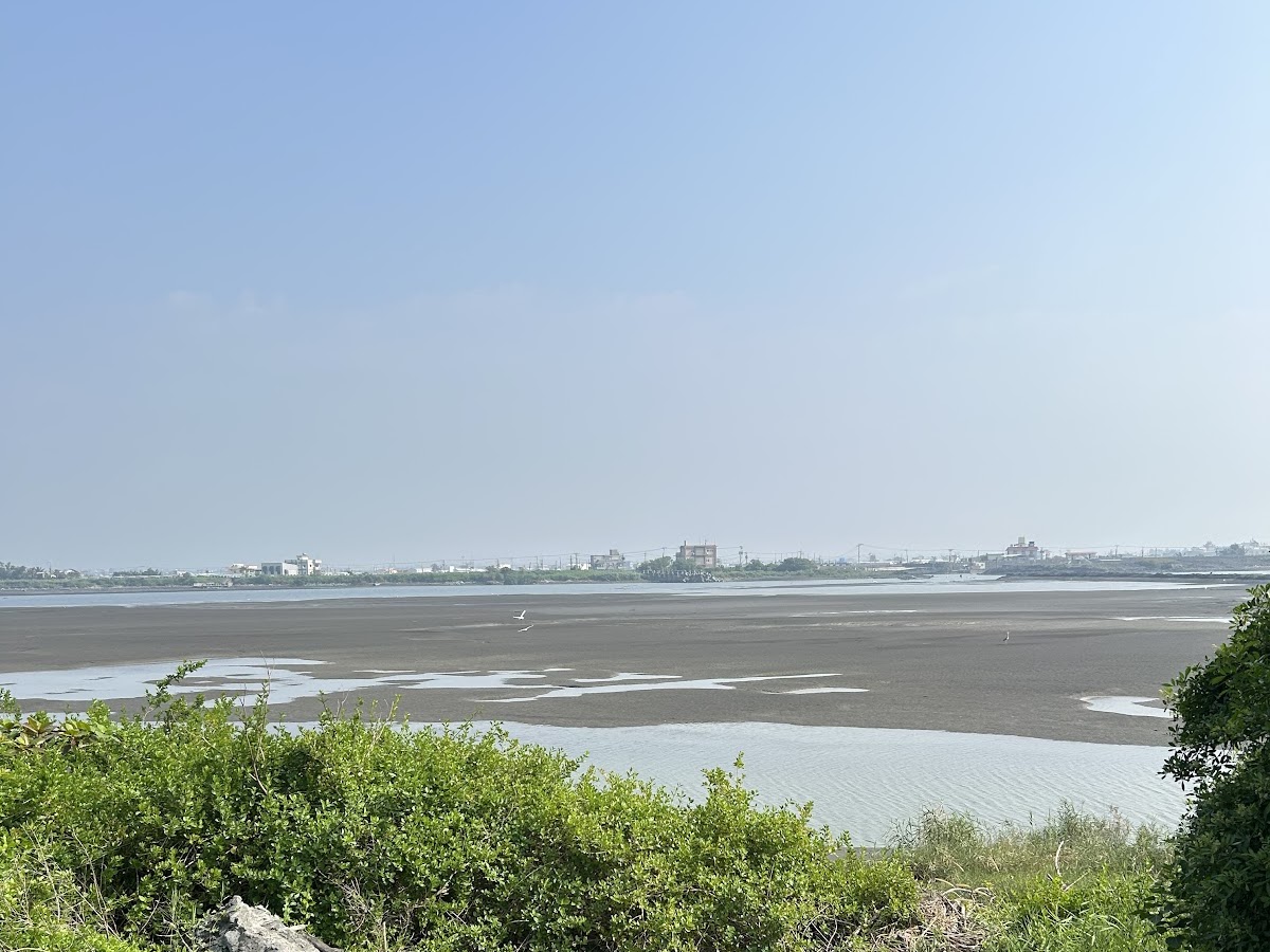 林邊海濱公園海岸退潮景觀,台灣海峽漁村風情屏東旅遊