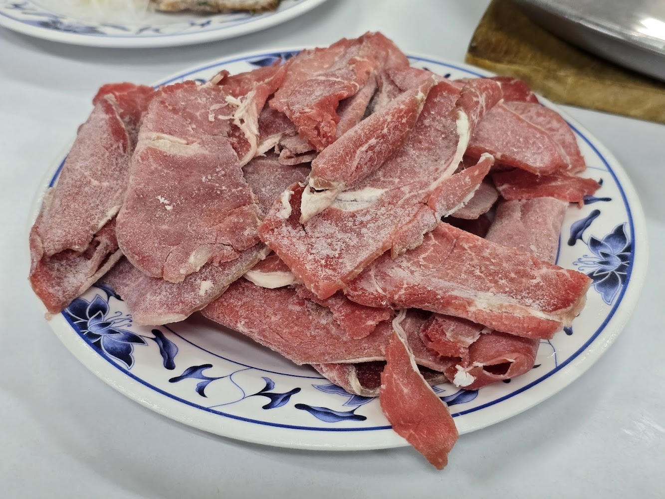 台電勵進餐廳火鍋牛肉片