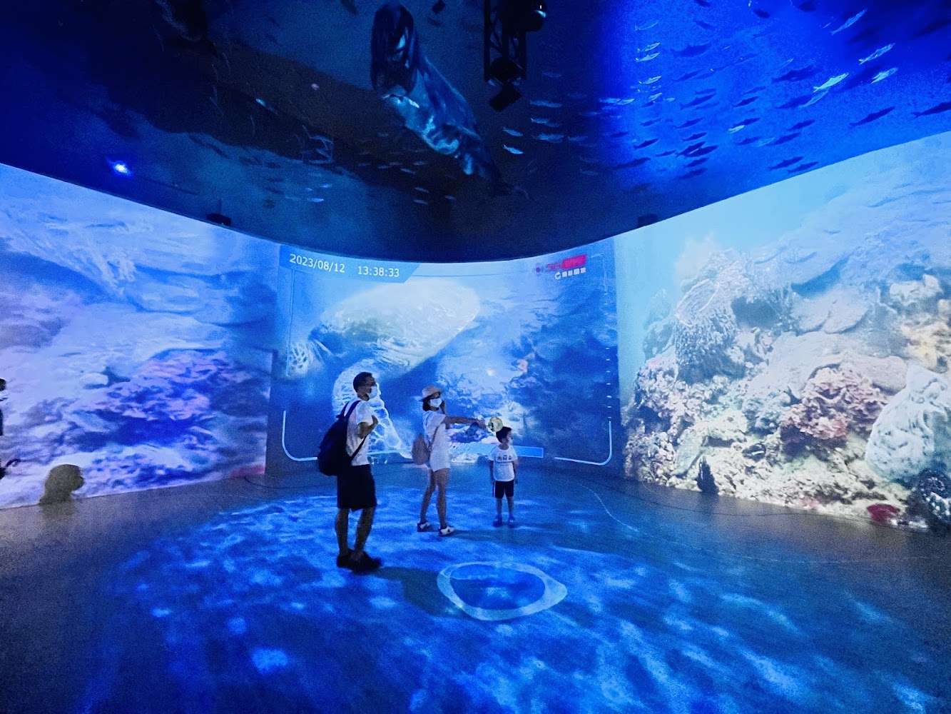 潮境智能海洋館沉浸式投影互動空間