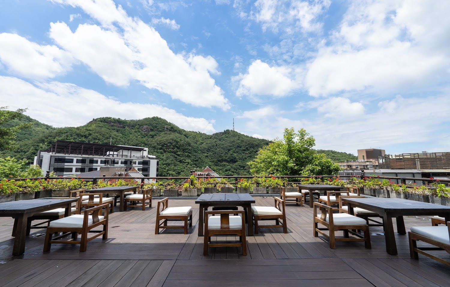 北投文物館怡然居餐廳戶外露台