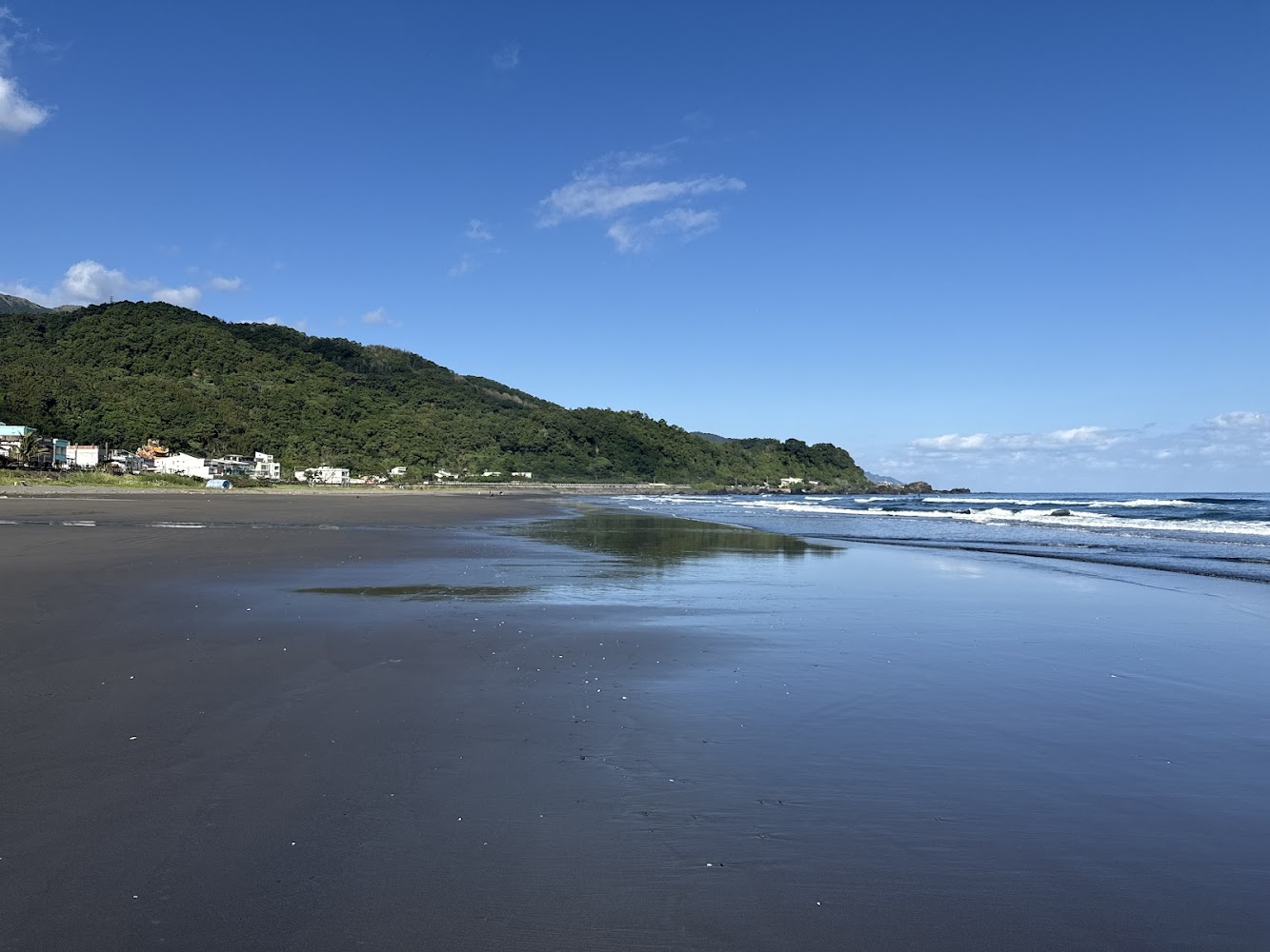 雙獅海灘晴天海岸景色