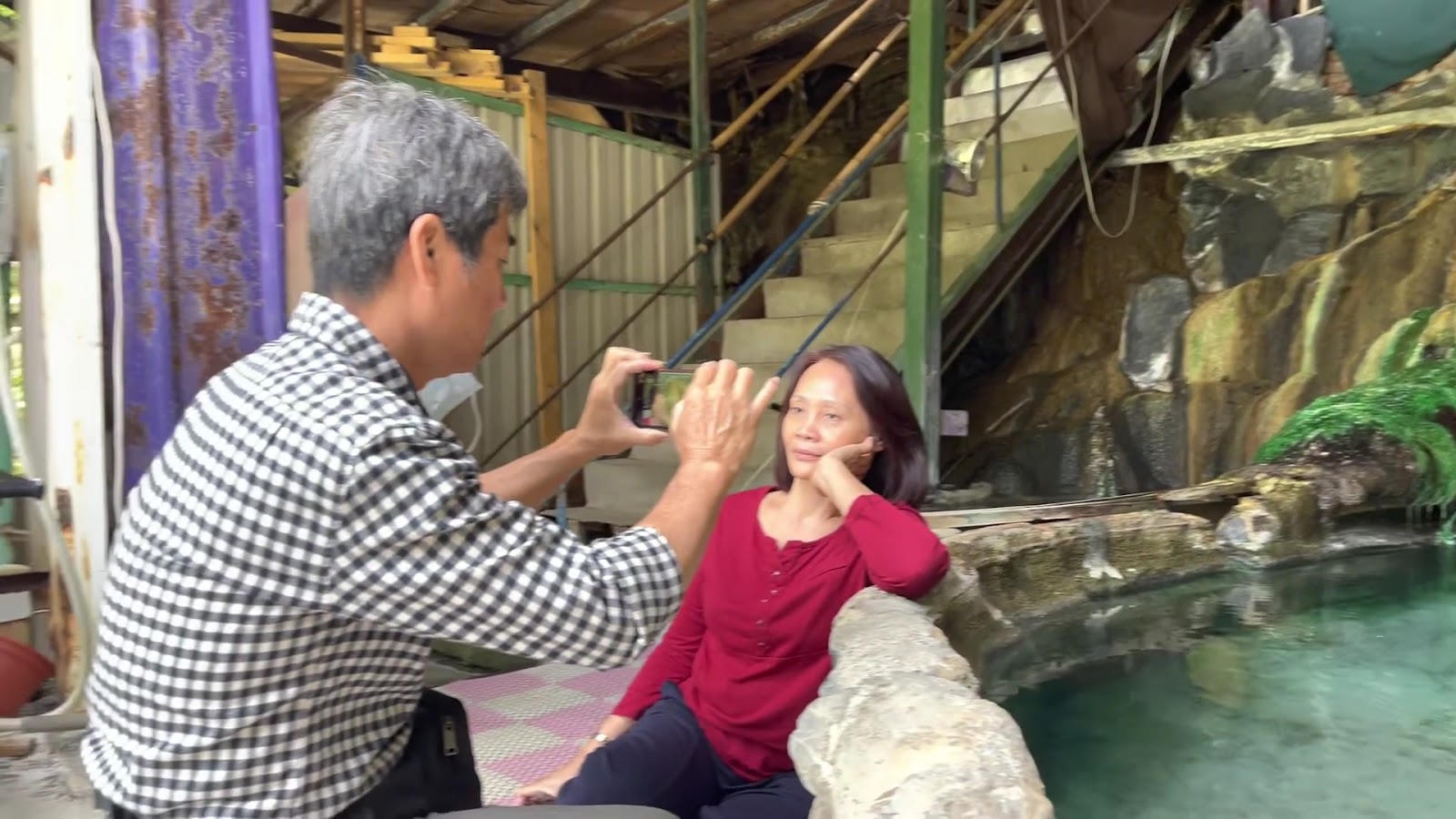 廬山溫泉碳酸氫鈉溫泉浴池，南投仁愛鄉美人湯