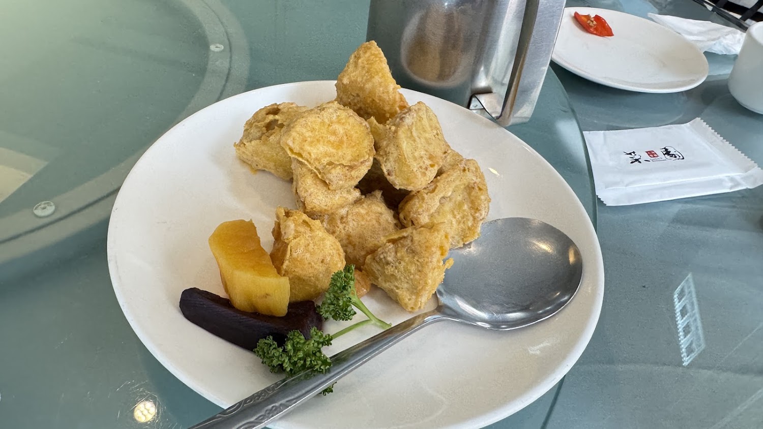 菜園上海餐廳炸豆腐料理
