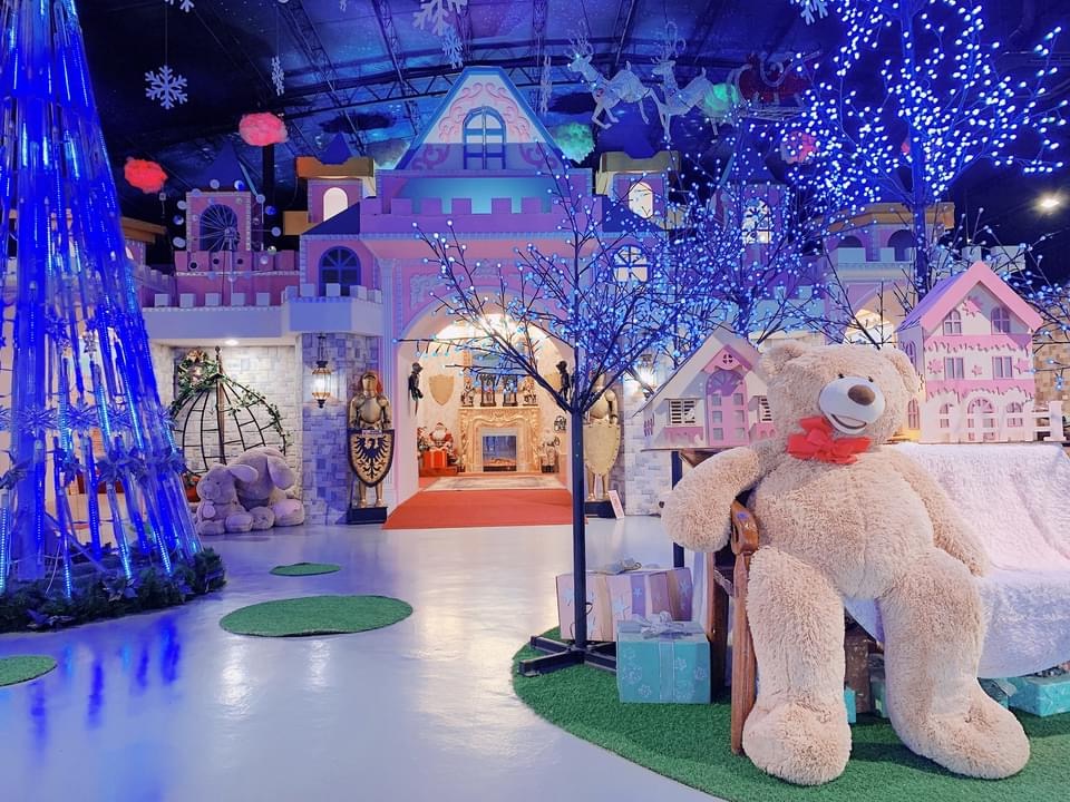 童話城堡與泰迪熊庭園造景