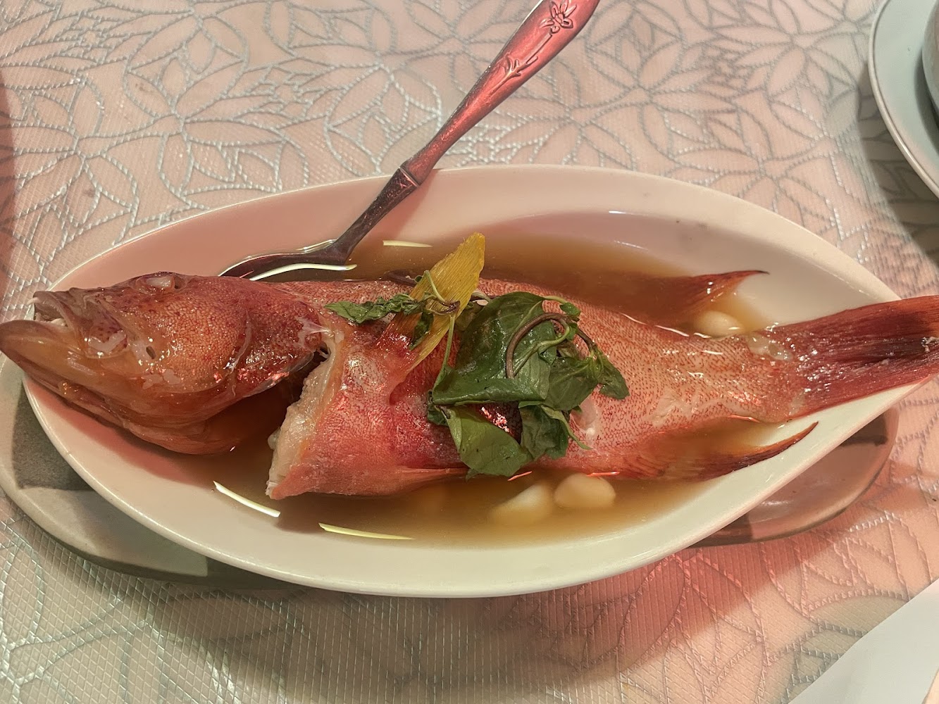 檜樂食堂清蒸整條魚料理