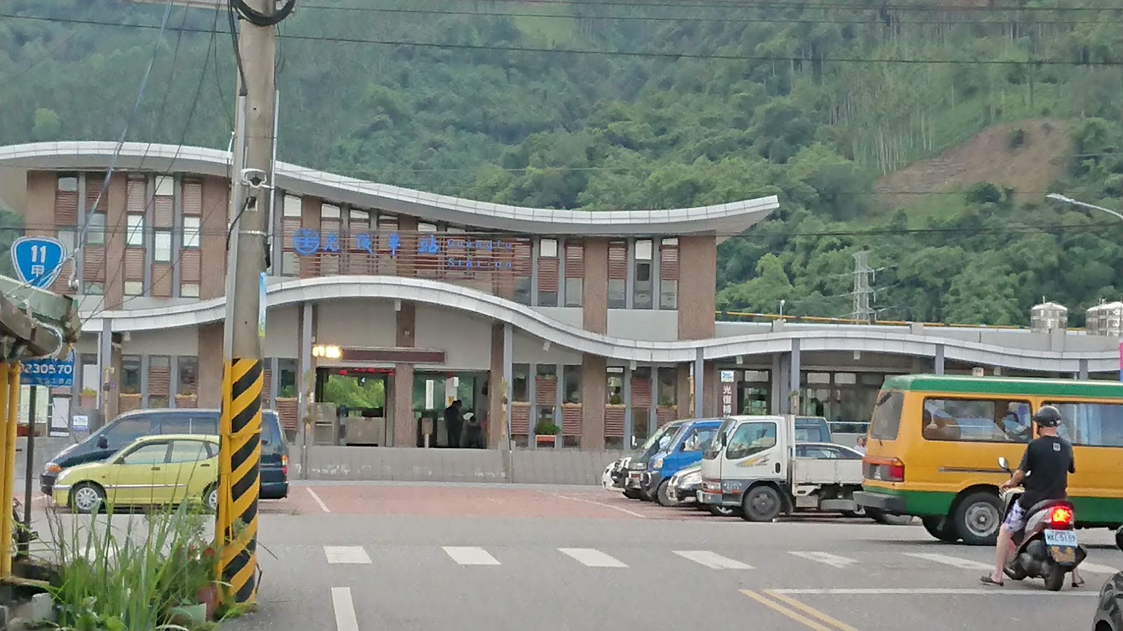 光復火車站外觀，花蓮光復一日遊的交通起點