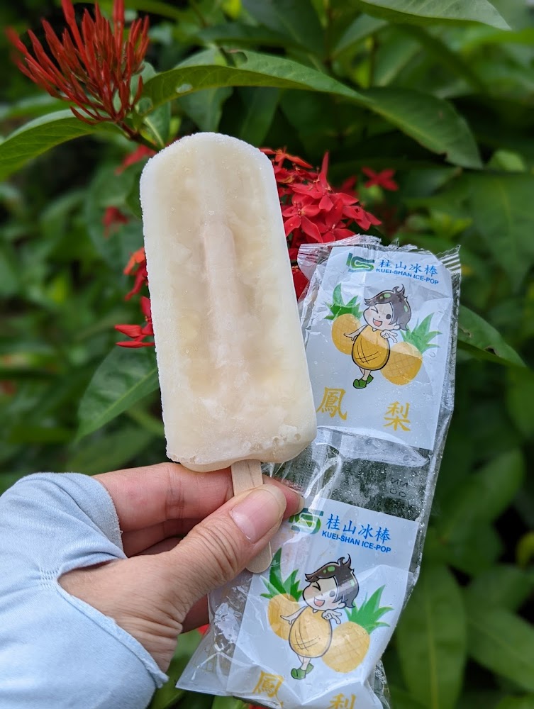 桂山鳳梨冰棒特寫