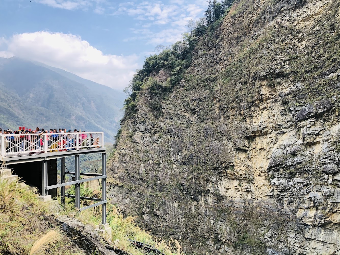 雙龍七彩吊橋周邊步道風景