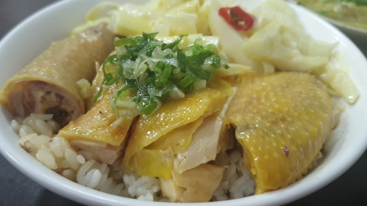 東門文昌雞飯雞肉飯特寫