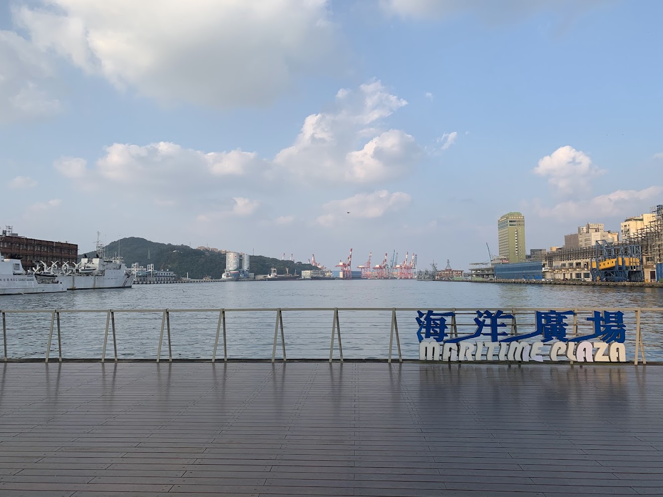 海洋廣場港口與海景視角