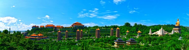 佛光山佛陀紀念館全景鳥瞰-高雄大樹景點