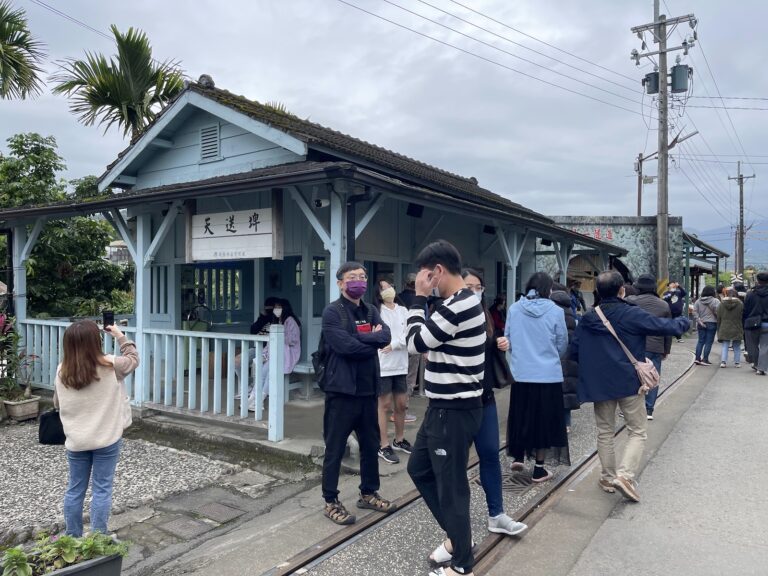 宜蘭三星鄉天送埤林鐵文創園區，日治時期木造車站外觀，宜蘭三星鄉一日遊必訪景點