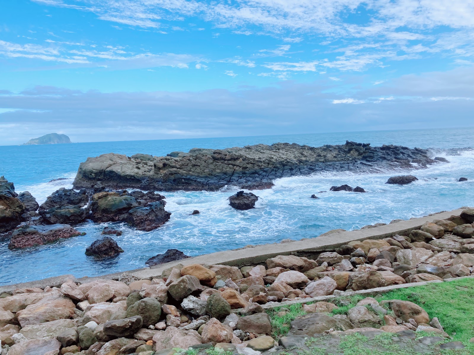 深澳水豚岩象鼻岩海岸全景 新北瑞芳景點