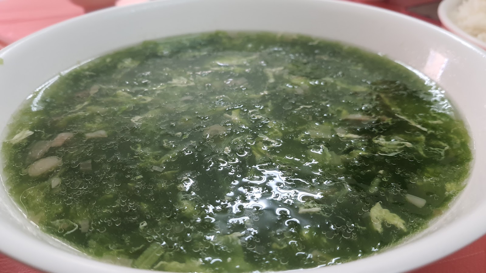 漁民熱炒一碗綠色海藻湯，澎湖離島家常料理