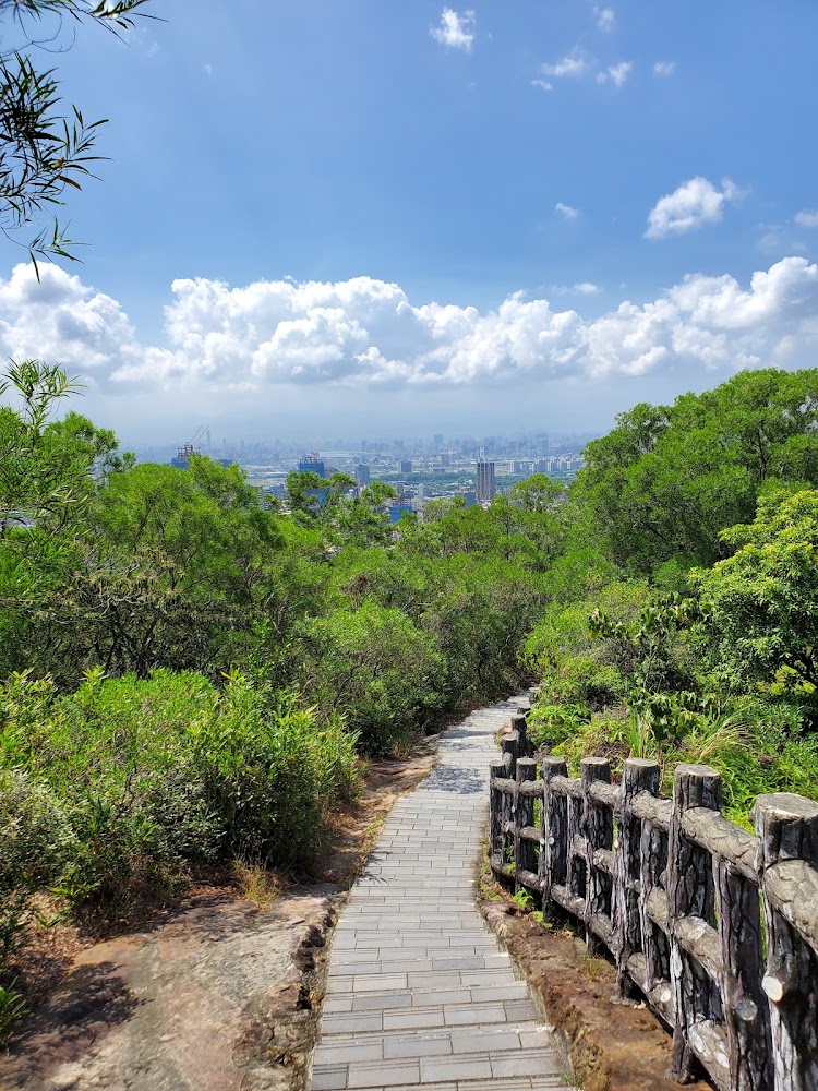 石磚步道與城市視野