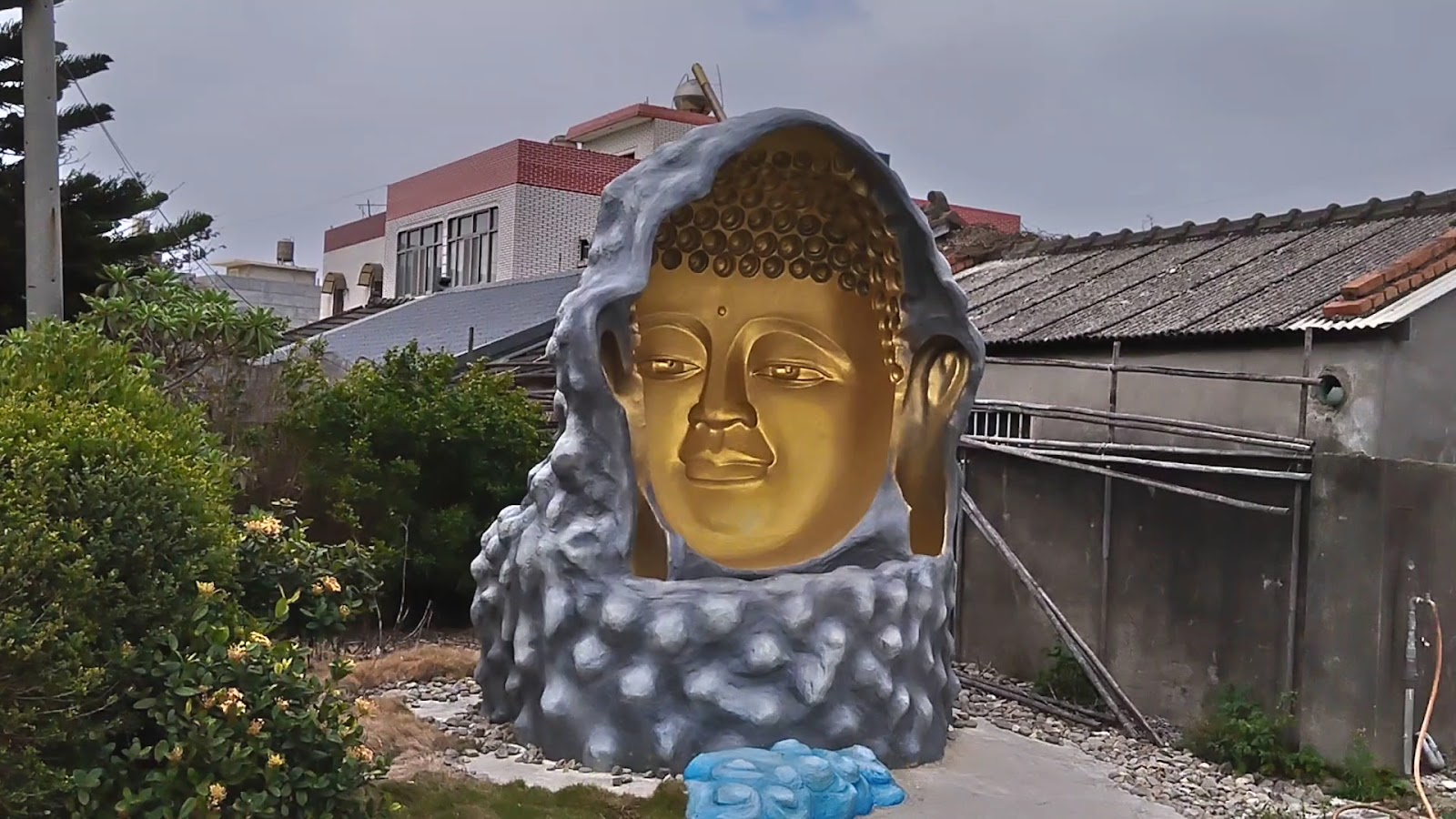 箔子寮藝術村黃金佛頭石雕四湖鄉雲林
