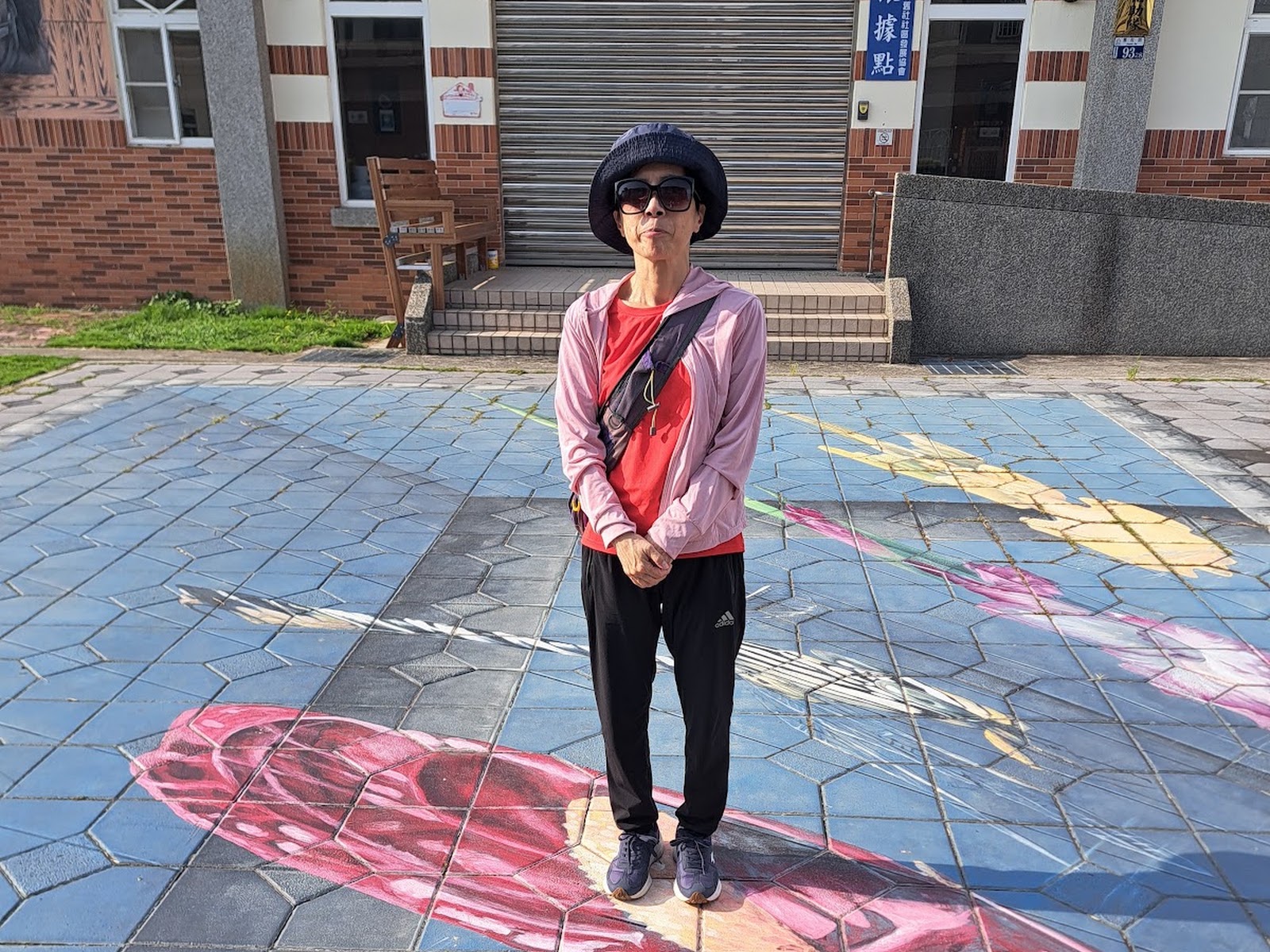 舊社里彩繪3D立體地畫 台中后里彩繪村