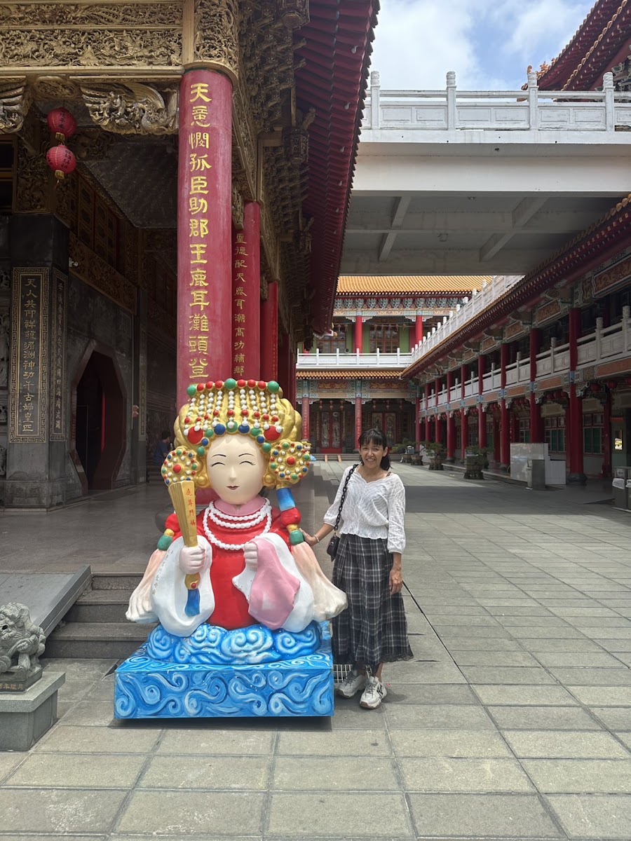 天后宮庭院Q版媽祖公仔