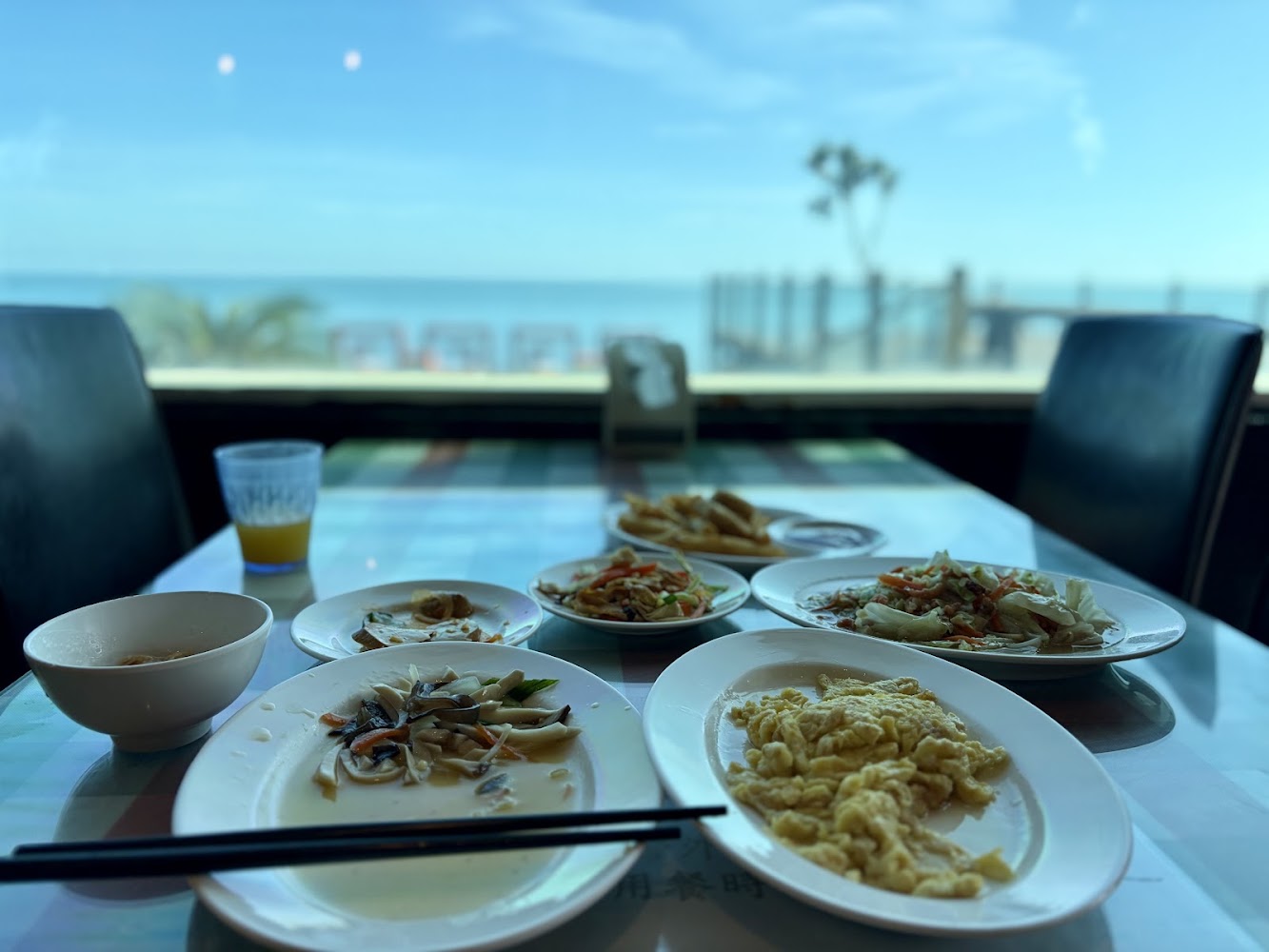 中式料理與海景窗景