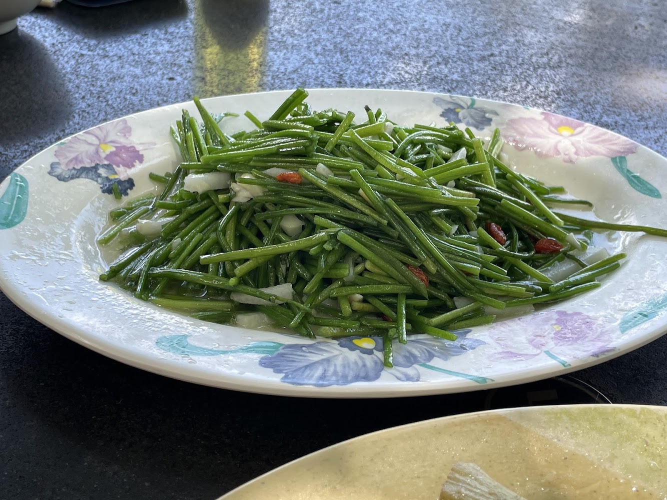 杉木林餐廳炒青菜料理
