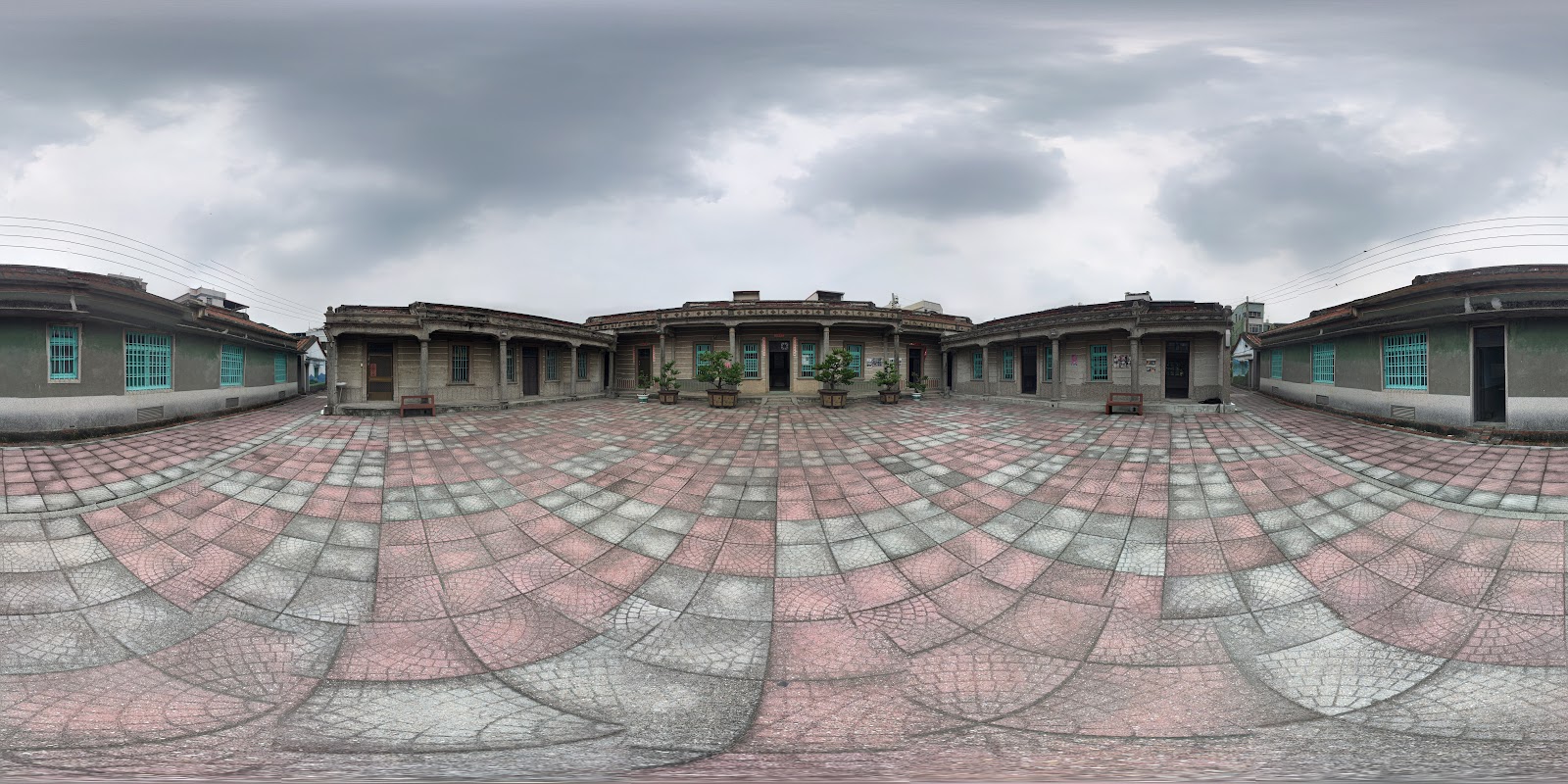 高雄大寮吳家古厝三合院360度全景