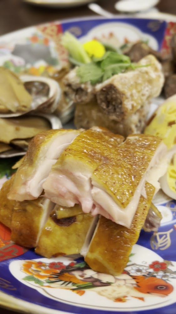 山海樓白斬雞與鮑魚冷盤