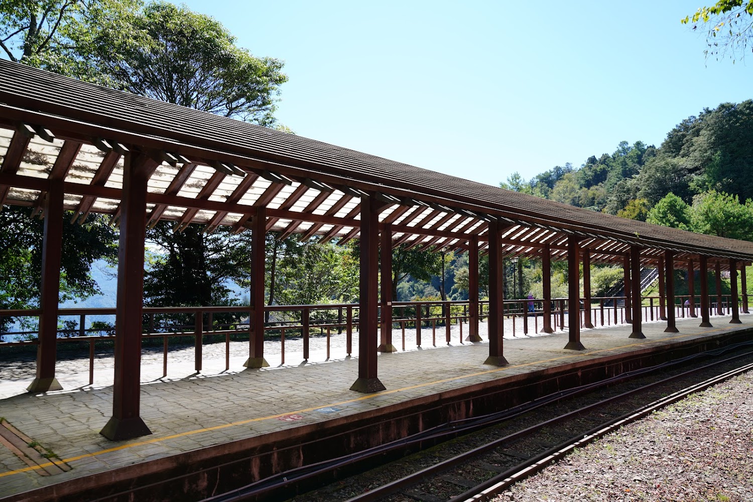 阿里山森林鐵路山區路線景色