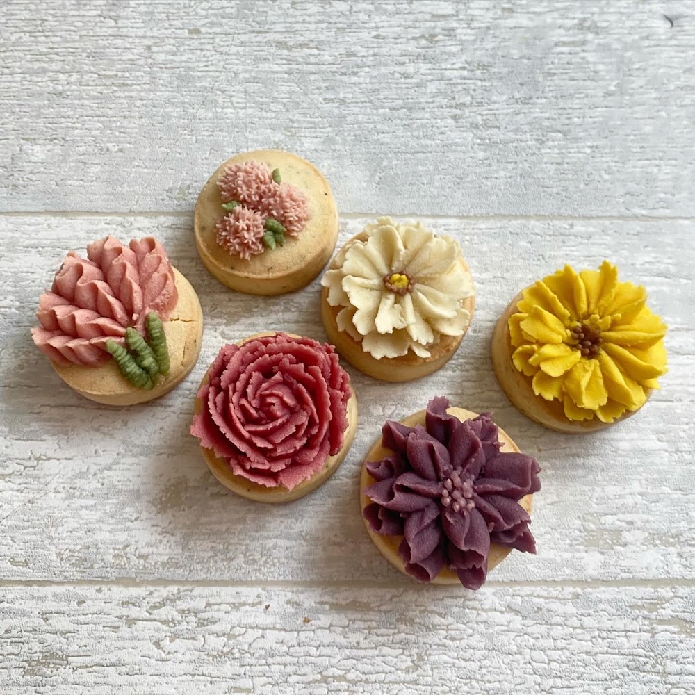 花朵造型甜點作品